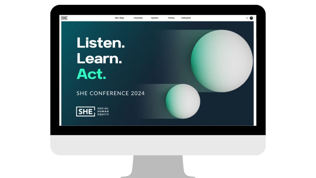 SHE Conference var tilgjengelig for deltakere i hele verden med Tappin Online plattform for hybride events