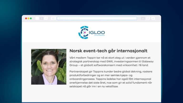 Norwegian Event Igloo Innovation