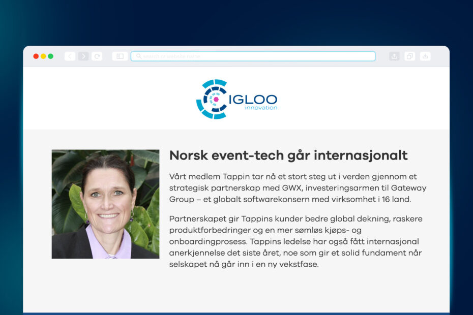 Norwegian Event Igloo Innovation